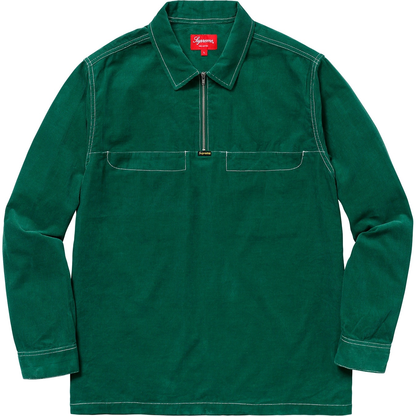 Corduroy Half Zip Shirt view 5